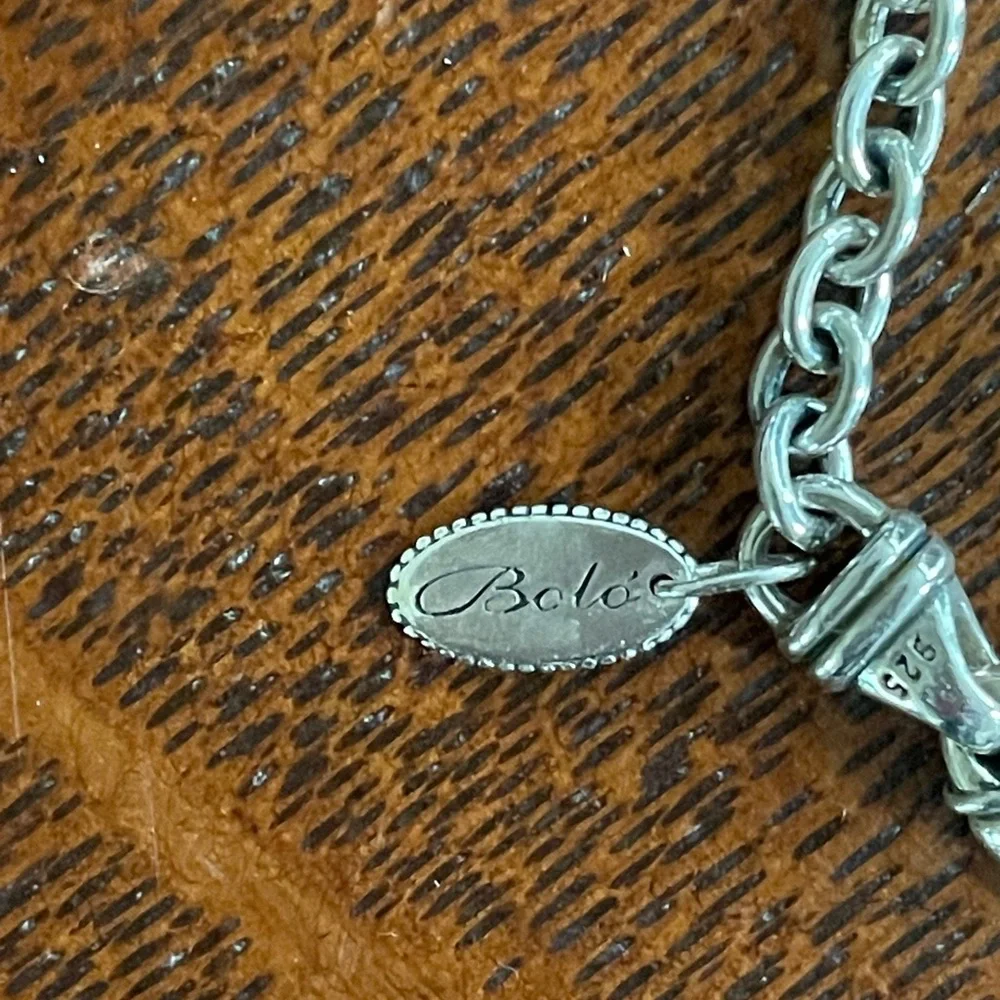 Scott Kay Bolo Link Sterling Silver Necklace - Picture 7 of 13